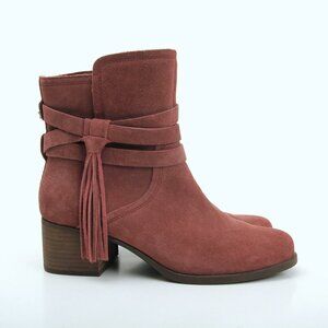 NWOT Koolaburra by UGG Kenz Suede Tassel Side Zip Booties